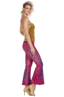 Hippiebroek panter sparkle