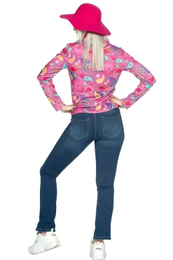 Hippie damesblouse roze