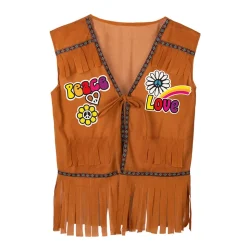Hippie Gilet Flower Power