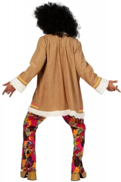 Hippie Kostuum met lange jas voor Heren