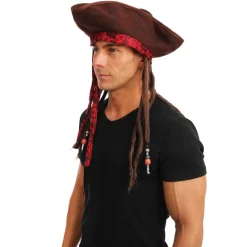 Hoed Piraat Dreadlocks