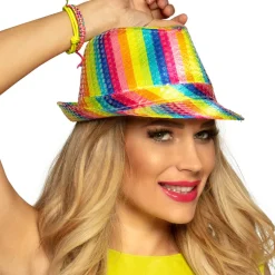 Hoed Popstar Rainbow