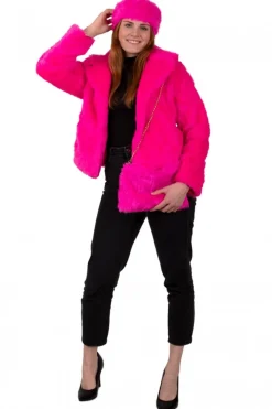 Hoofdband bont neon kleur