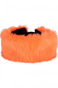 Hoofdband bont neon kleur