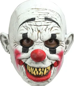 Hoofdmasker Grijzende Clown