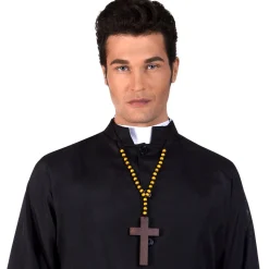 Houten priesterkruis de luxe