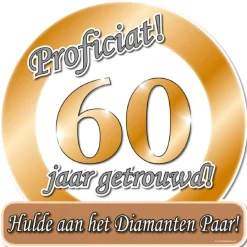 Huldeschild - Special - 60jr getrouwd