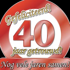 Huldeschild - Special - 40jr getrouwd
