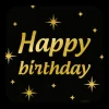 Huldeschild Classy Happy Birthday