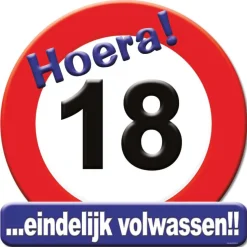 Huldeschild verkeersbord Leeftijd 50cm