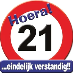 Huldeschild verkeersbord Leeftijd 50cm