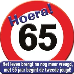 Huldeschild verkeersbord Leeftijd 50cm