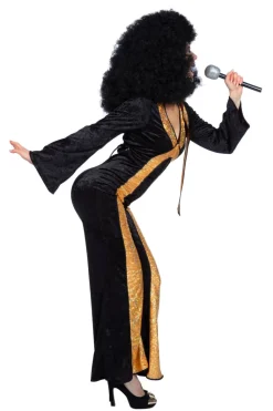 Jaren 80 Disco Catsuit Gestreept