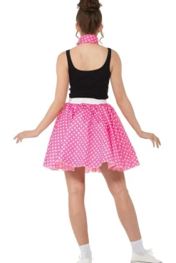 Jaren 50 Polka dot rok met sjaal