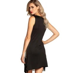 Jurk Flapper gouden pauw