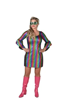 Jurk holograpic Rainbow