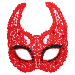 Kanten oogmasker Duivel