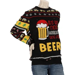 Kersttrui met LED - Most wonderful time for Beer