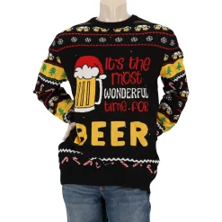 Kersttrui met LED - Most wonderful time for Beer