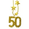 Ketting "50" goud