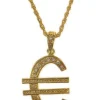 Ketting euro groot goud