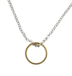 Ketting met gouden ring