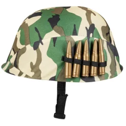 Kinderhelm militair camouflage