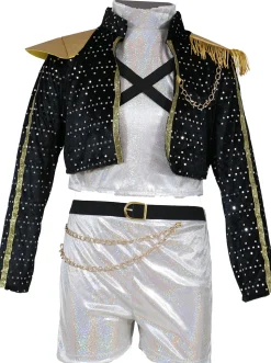 Kinderkostuum K-Pop Silver Leader