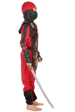 Kinderkostuum Ninja fire