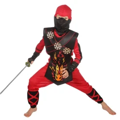Kinderkostuum Ninja fire