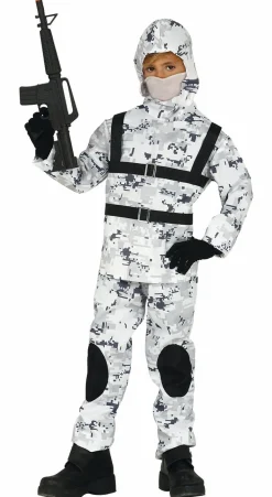 Kinderkostuum winter soldaat