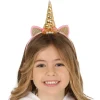 Kinder tiara unicorn gold