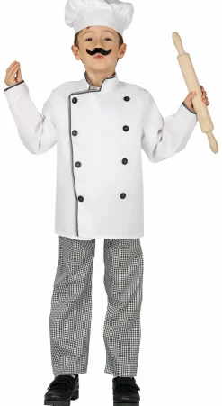 Kleine Chef kok kostuum voor kinderen