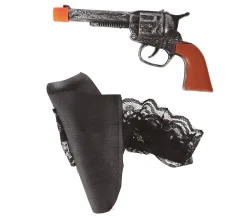 Kousenband holster met pistool