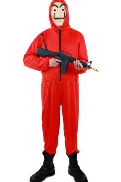 La casa de papel overall met capuchon unisex