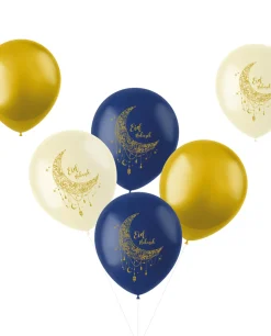 Latex ballonnen Eid Mubarak 6st
