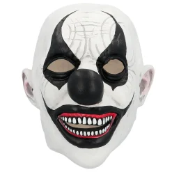 Latex hoofdmasker Evil clown