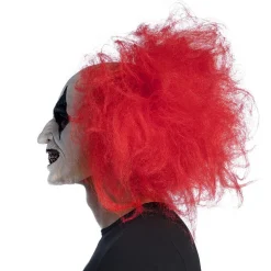 Latex hoofdmasker Ruddy clown