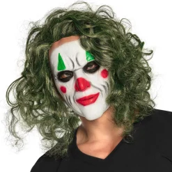 Latex hoofdmasker The joker met haar