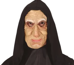 Latex masker oude dame