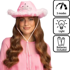LED Cowgirl hoed Blush Bandit
