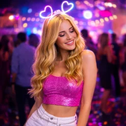 LED diadeem Glowing hearts