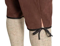 Lederhose Johann lang - verstelbare bretels