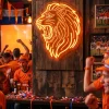 LED neon sign Oranje leeuw 50cm