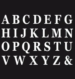 Letter Stickers 13.5cm - set van 48
