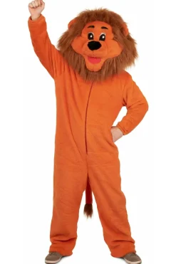 Mascotte Kostuum Oranje Leeuw