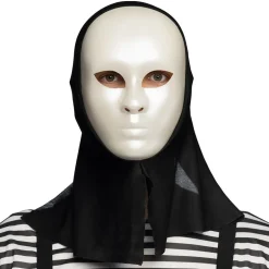 Masker Mime met kap