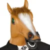 Masker paard met haar