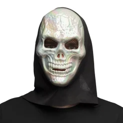 Masker Skull pearl met kap