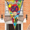 Mega Vlag Abraham Knalfeest 90x150cm
